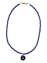 Joanie Necklace - Fall Set: Lobster + ext 16-18" / Navy Jade