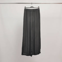 Fluid wide-leg pants in viscose TDM26320VS-2:Chocolate Brown One Size