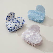 Coastal Heart Claw Clip - Large : Assorted