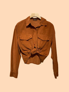 Corduroy Shirt Art 20344: Olive