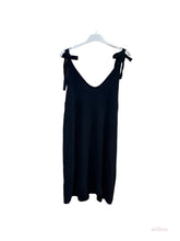 Short dress with adjustable cotton gauze straps One Size