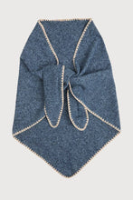 Knitted Triangle Shawl: Coffee