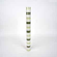 Green Stripe Paper Table Runner
