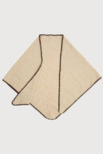 Knitted Triangle Shawl: Coffee