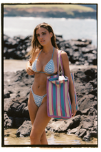 ETERNITY TOTE: Chambray blue / Large