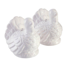 Ceramic Salt + Pepper Shakers - Turkeys: Ceramic / 3" H x 2" Dia