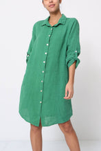 Short Linen Dresse One Size Blue Jeans