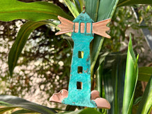Lighthouse Nautical Copper Christmas Ornament