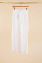 100% Linen Trousers REF. 2771: Black