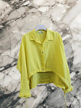 Linos REF: 83790 100% Linen Shirt: Blue