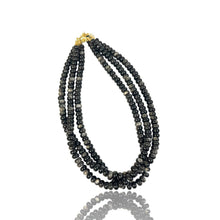 8mm Bead Necklaces: Grey