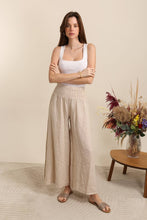 100% Linen Trousers REF. 2771: Mustard