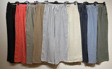 Mole Stripe Linen Pants
