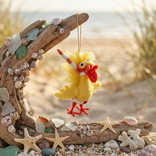 Handmade Felt Snorkelling Chick Sealife Hanging Decoration