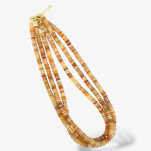 Disc Bead Necklaces: Purple