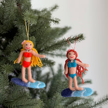 Felt Ornament - Surfer Girl: Blond Hair
