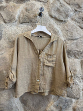 Linen Blouse: White One Size
