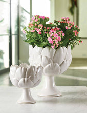 Ceramic Footed Artichoke Bowl - Large