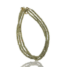 Faceted Bead Necklaces 6mm: Deep emerald