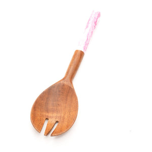 Marbled Salad Server (Pink) Set of 2
