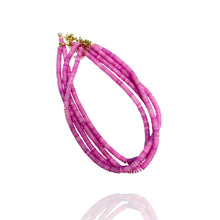 Disc Bead Necklaces: Purple