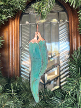 Chili Peppers Copper Christmas Ornament