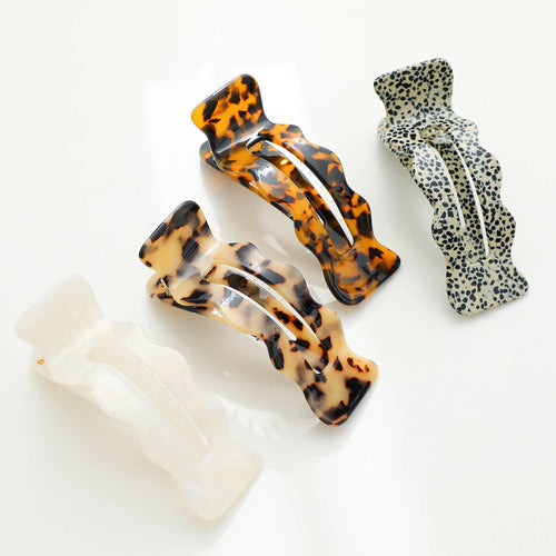 Jane Core | Scalloped Flat Claw Clip: Assorted