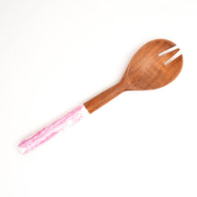 Marbled Salad Server (Pink) Set of 2