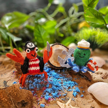 Handmade Felt Jolly Rodger the Crab Sealife Decoration