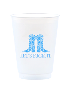 Let's Kick It Reusable Frost Flex Cups