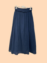 Long cotton voile skirt Art 5103: Brown