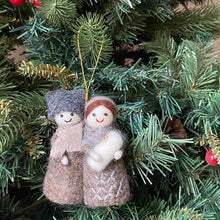 The Nativity Scene Ornament: Gray