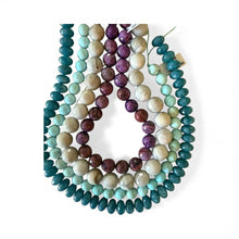Denim Blue Agate 12mm Roundels