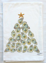 Limited Edition Oyster Shell Tree White Flour Sack Towel