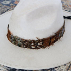 Western Feather Shikoba Hat Band