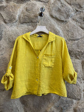 Linen Blouse: White One Size