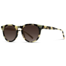 Tate - Round Polarized Sunglasses: Light Crystal Brown / Brown Lens 1039BRWBRW