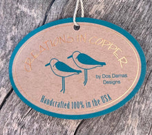 Sand Dollar Copper Christmas Ornament