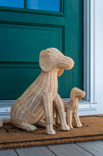 Large Potcake Rattan Dog