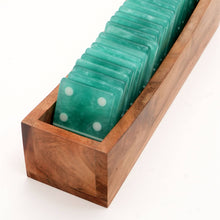 Dominos- Aqua Set of 28 Chips