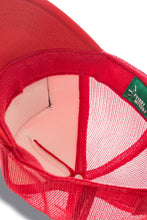 Electric Rainbow Trucker Hat Red: Red