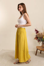 100% Linen Trousers REF. 2771: Black