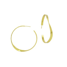 AYALA EARRINGS HOOPS: Silver