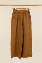 WIDE STRIPED PANTS : Sky Blue / One size