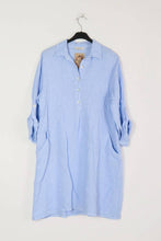 Short Dress Linen Tobacco One Size