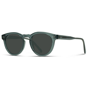 Tate - Round Polarized Sunglasses: Beige Tortoise / Brown Gradient Lens 1039CRMBRW