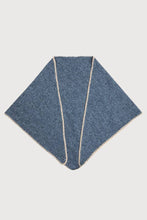 Knitted Triangle Shawl: Coffee