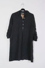 Short Dress Linen Tobacco One Size