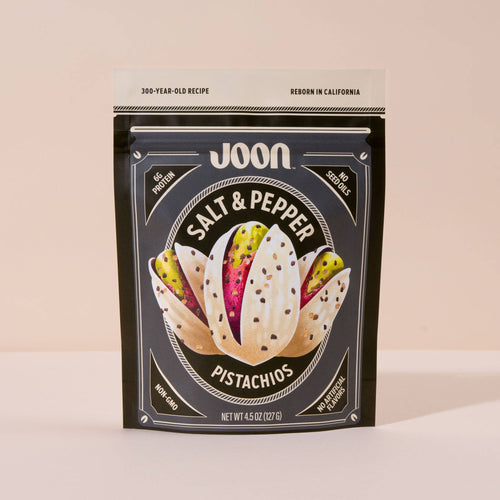 Joon Salt and Pepper Pistachios - 4.5oz Resealable Bag