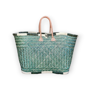 Coloful Straw Basket - XL